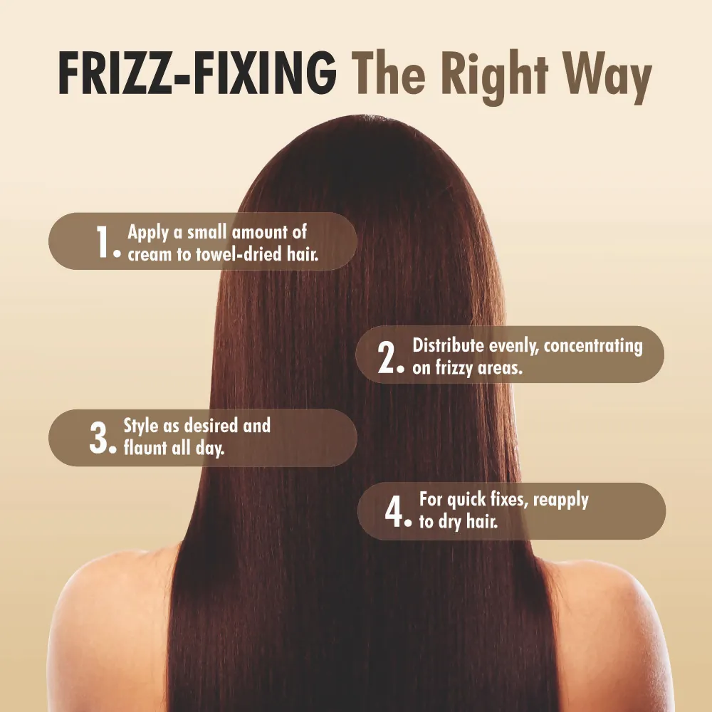 3TENX Hydrating Frizz Fixer Hair Cream For Nourished & Hydrated