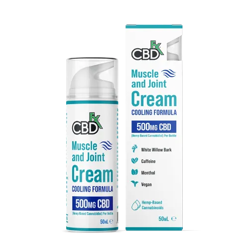 500mg - 3000mg Muscle & Joint CBD Hemp Cream | Cooling Formula | 50ml