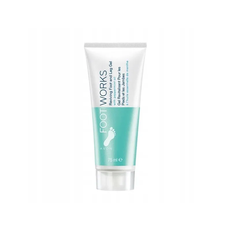 Avon Foot Works Reviving Foot and Leg Gel with Peppermint Oil - 75ml