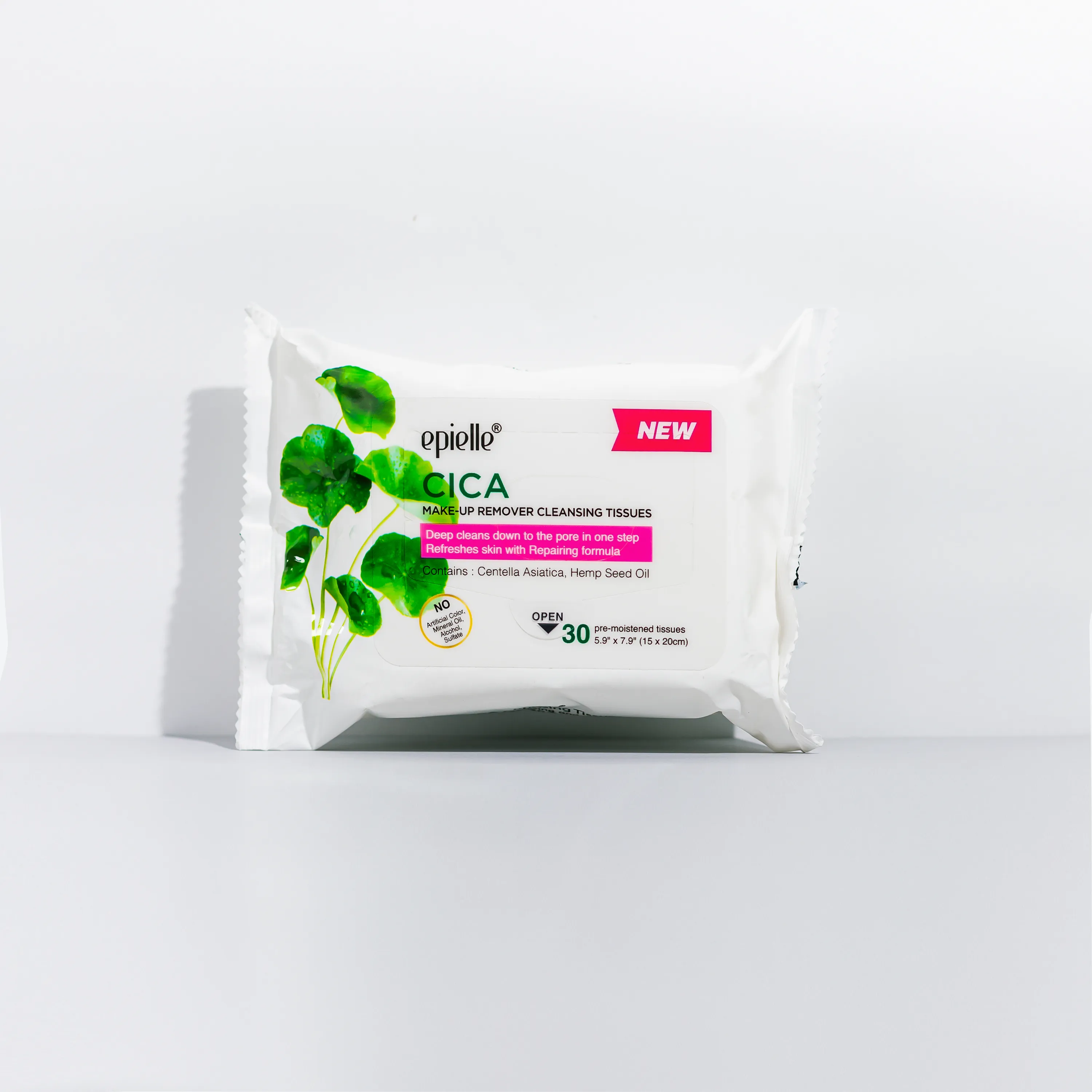 Cica Makeup Removing Cleansing Wipes | 30ct