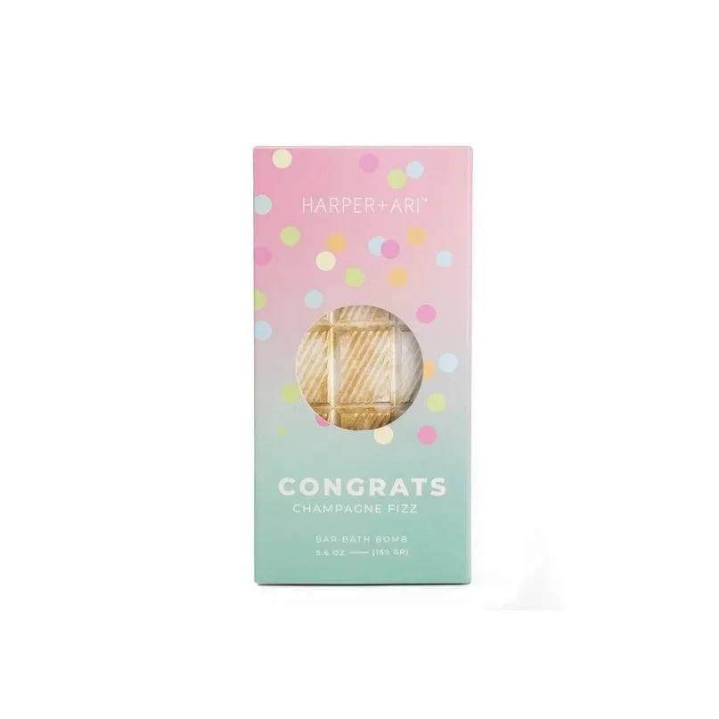 Congrats Champagne Toast Bar Bath Bombs