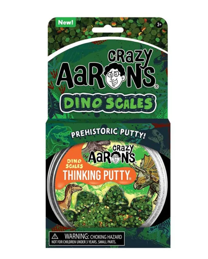 Crazy Aarons Dino Scales Thinking Putty