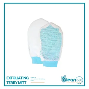 Exfoliating Terry Mitt