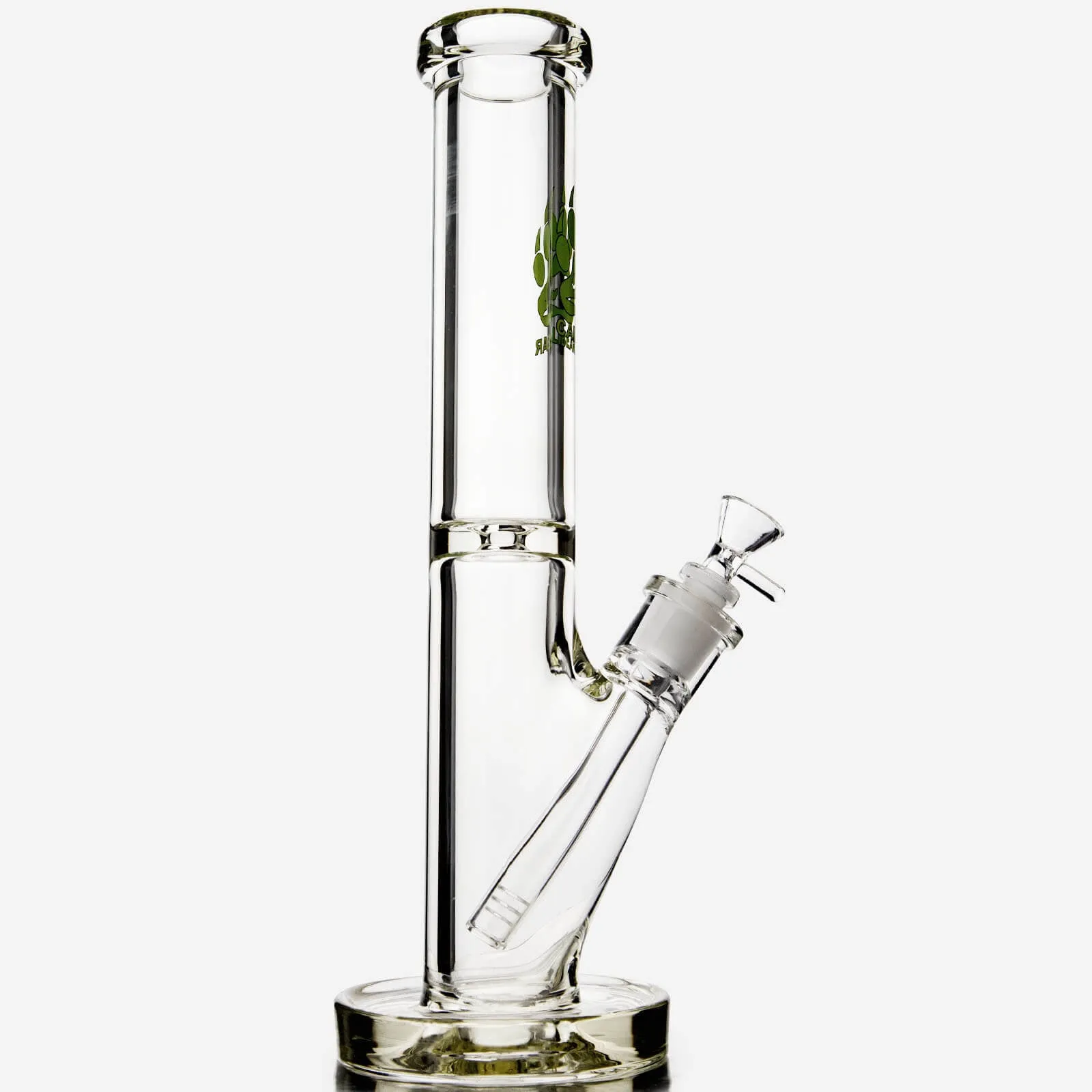 Glass Tube Bong Lime Green