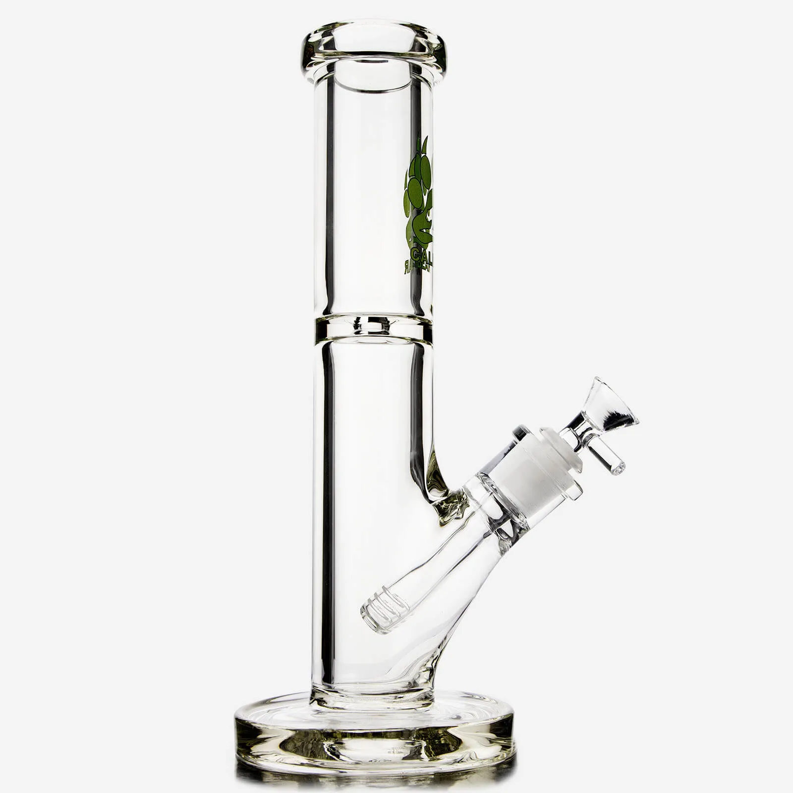 Glass Tube Bong Lime Green