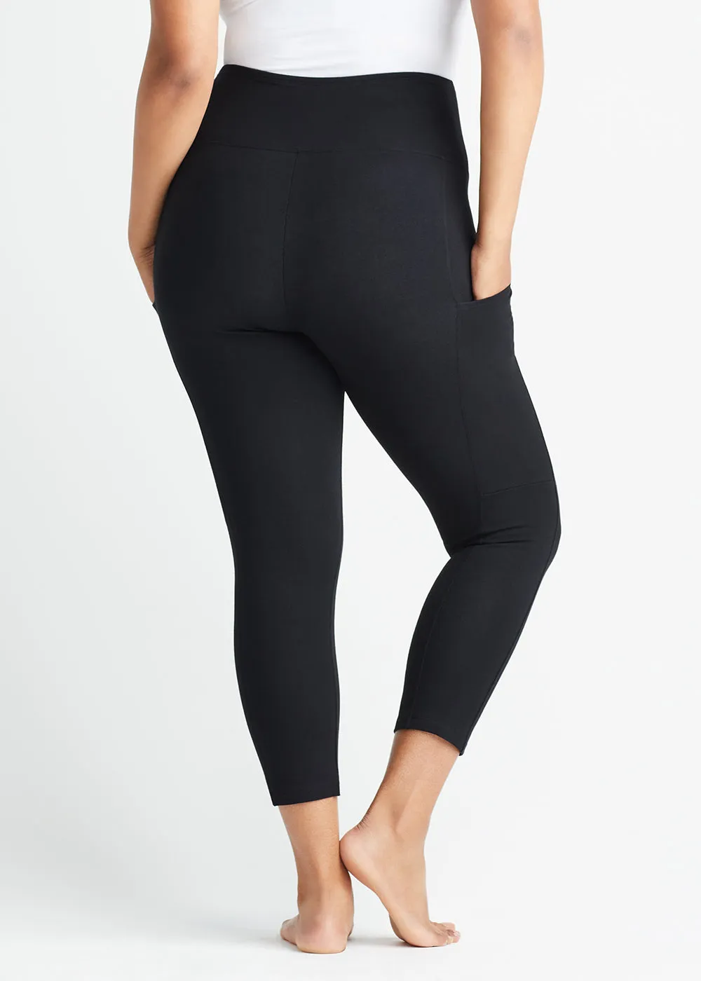 Gloria 7/8 Ankle Shaping Legging with Pockets - Cotton Stretch