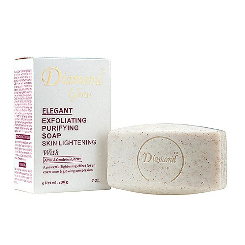 GLOW - Diamond Glow Elegant Exfoliating Purifying Soap With Amla & Dandelion Extract