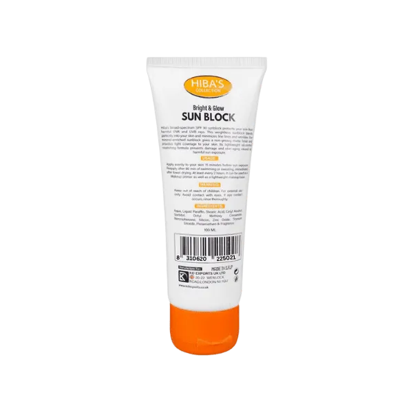 Hiba's Bright & Glow Sunblock Spf 90  50ml