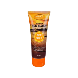 Hiba's Bright & Glow Sunblock Spf 90  50ml