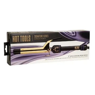 Hot Tools Pro Signature Gold Curling Iron - 1"