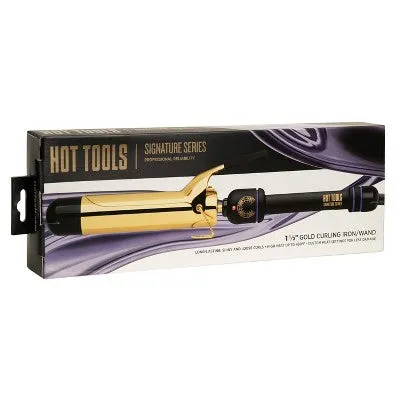 Hot Tools Signature Series Gold curling Iron/Wand - 1.5"