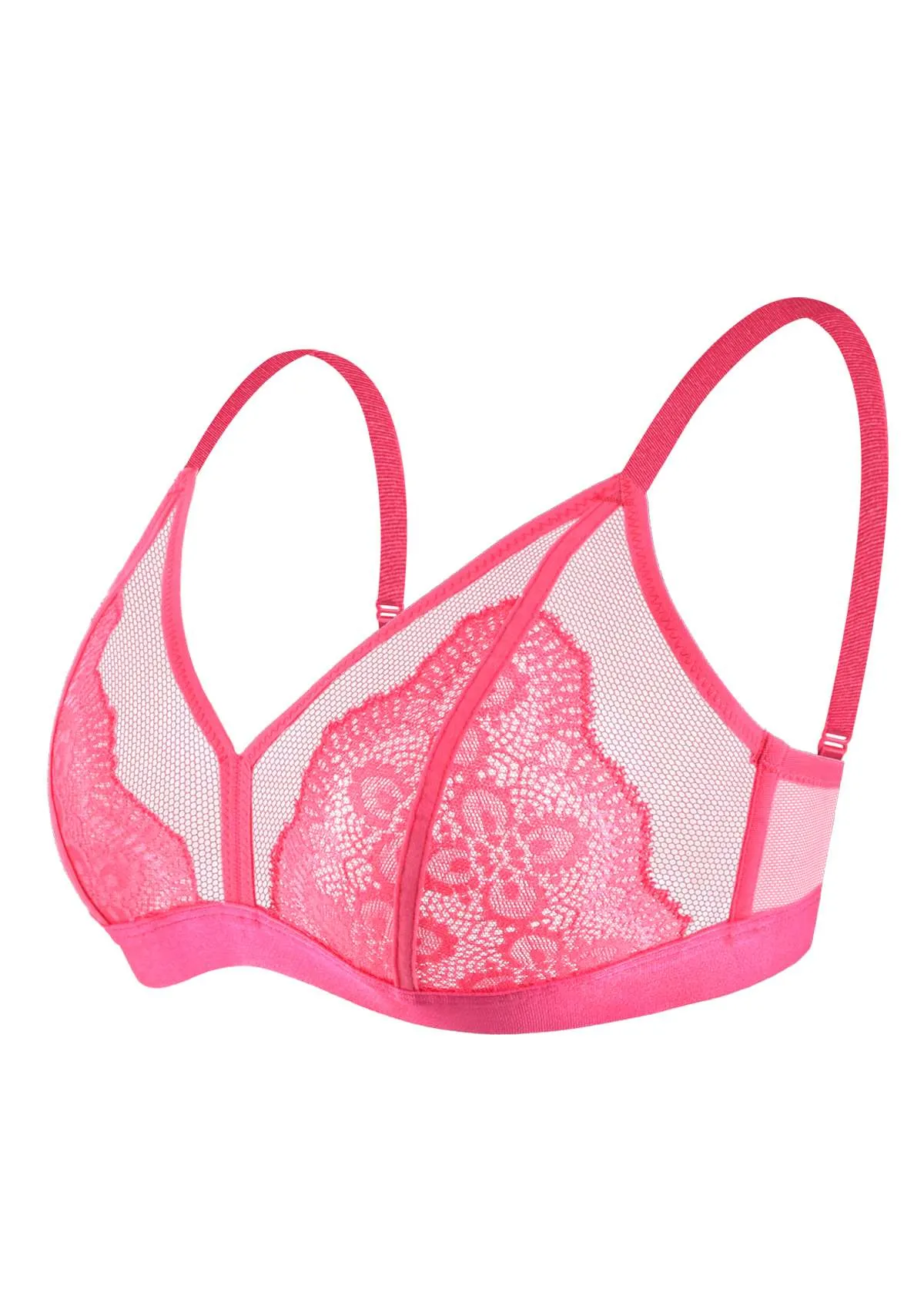 HSIA Wireless Lace Triangle Bra