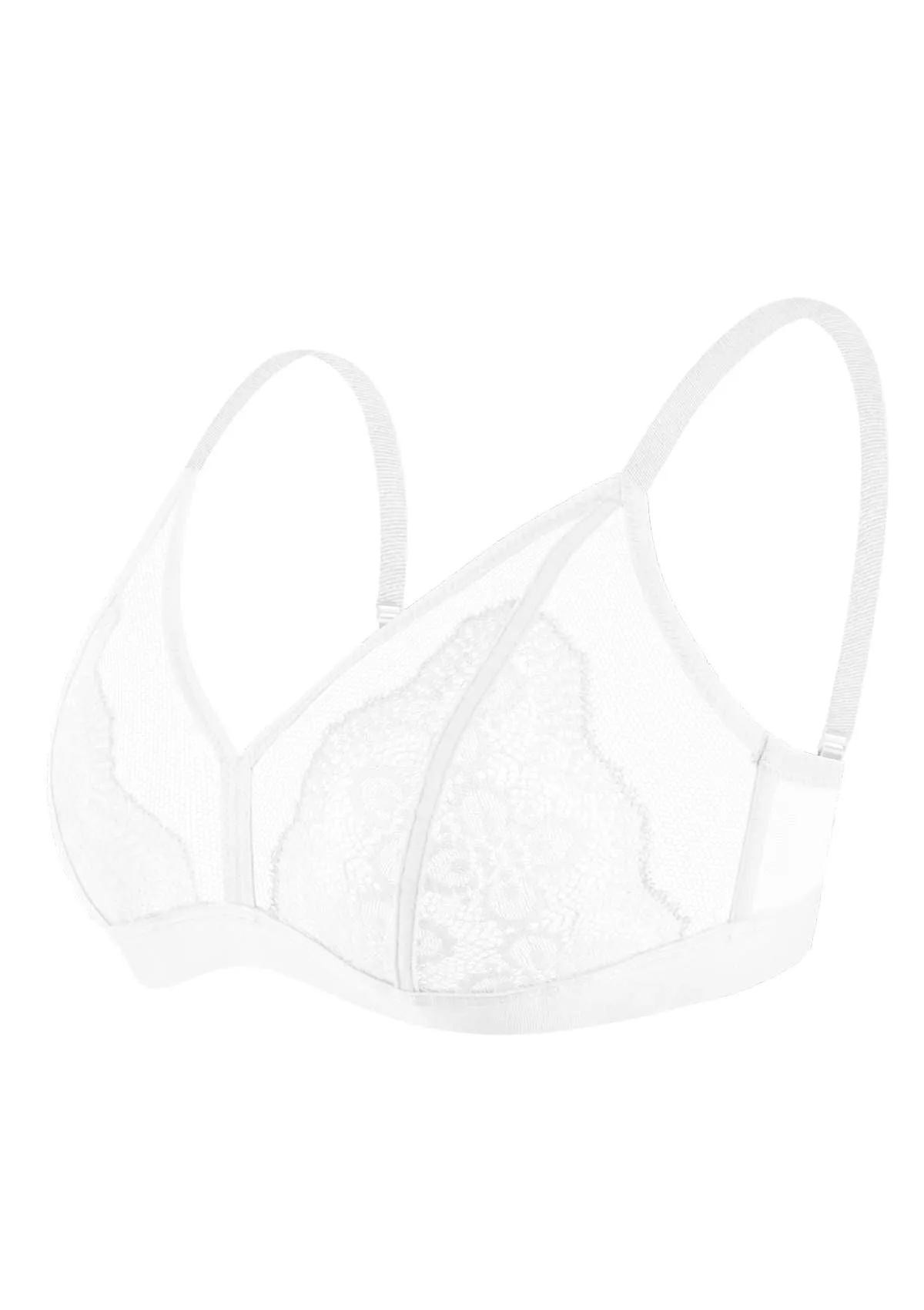 HSIA Wireless Lace Triangle Bra