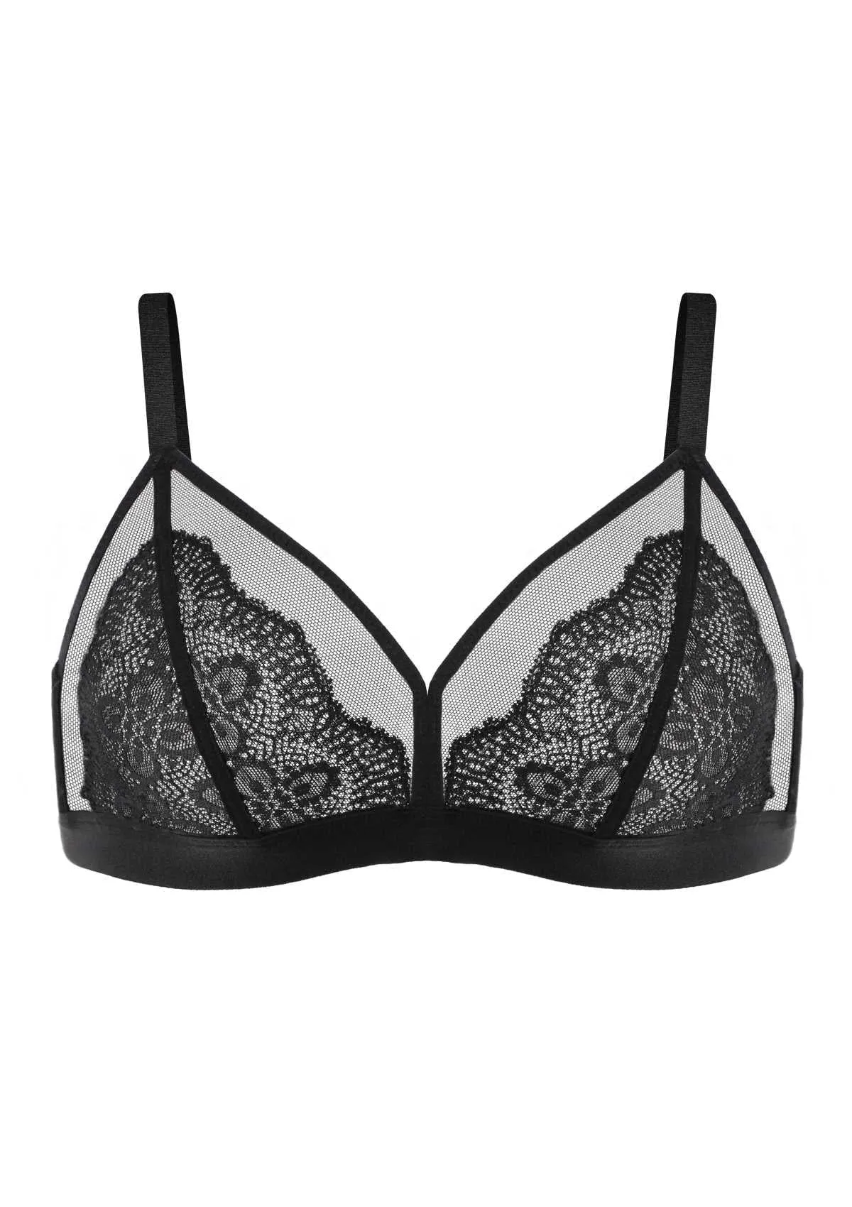 HSIA Wireless Lace Triangle Bra