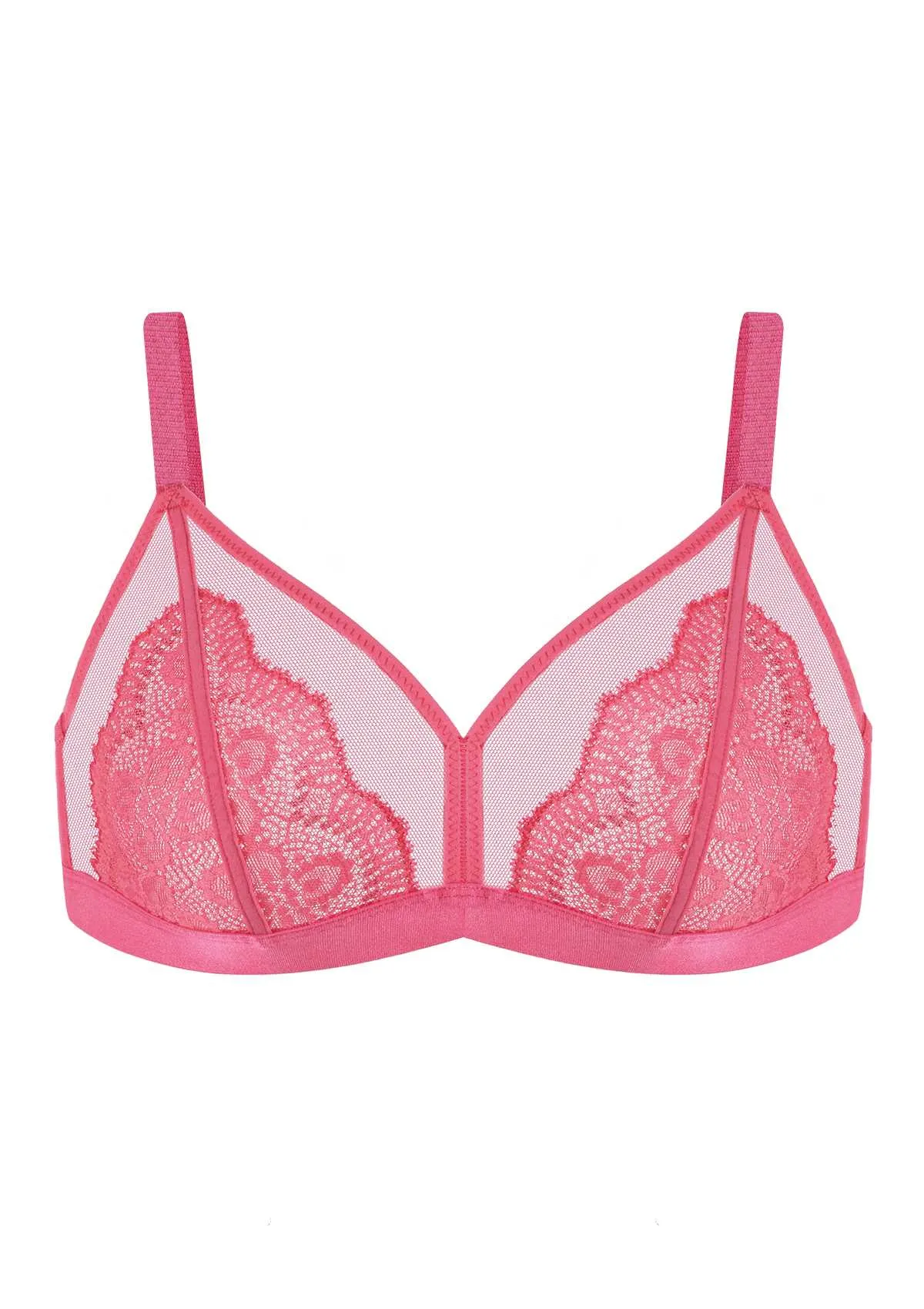 HSIA Wireless Lace Triangle Bra