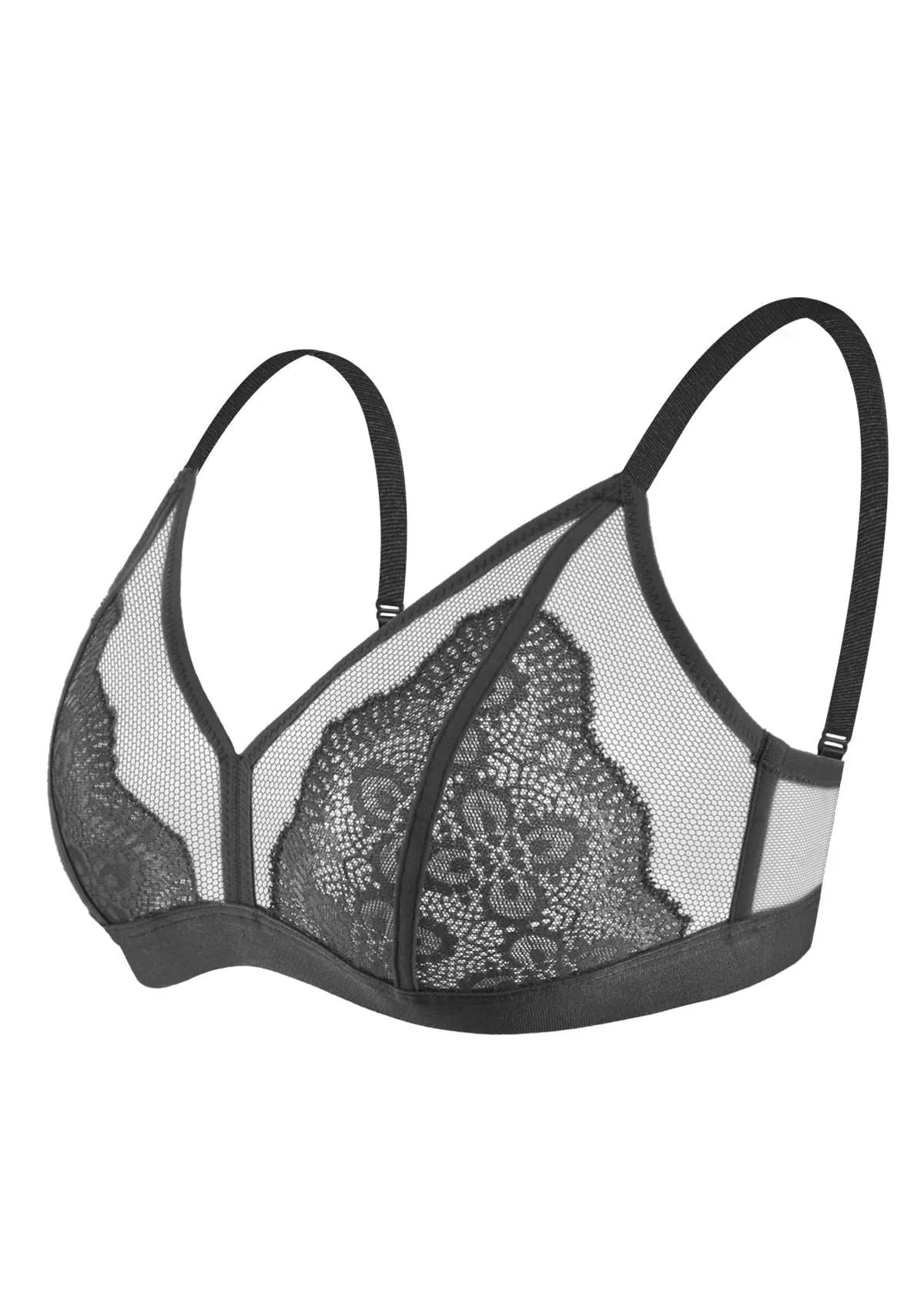 HSIA Wireless Lace Triangle Bra