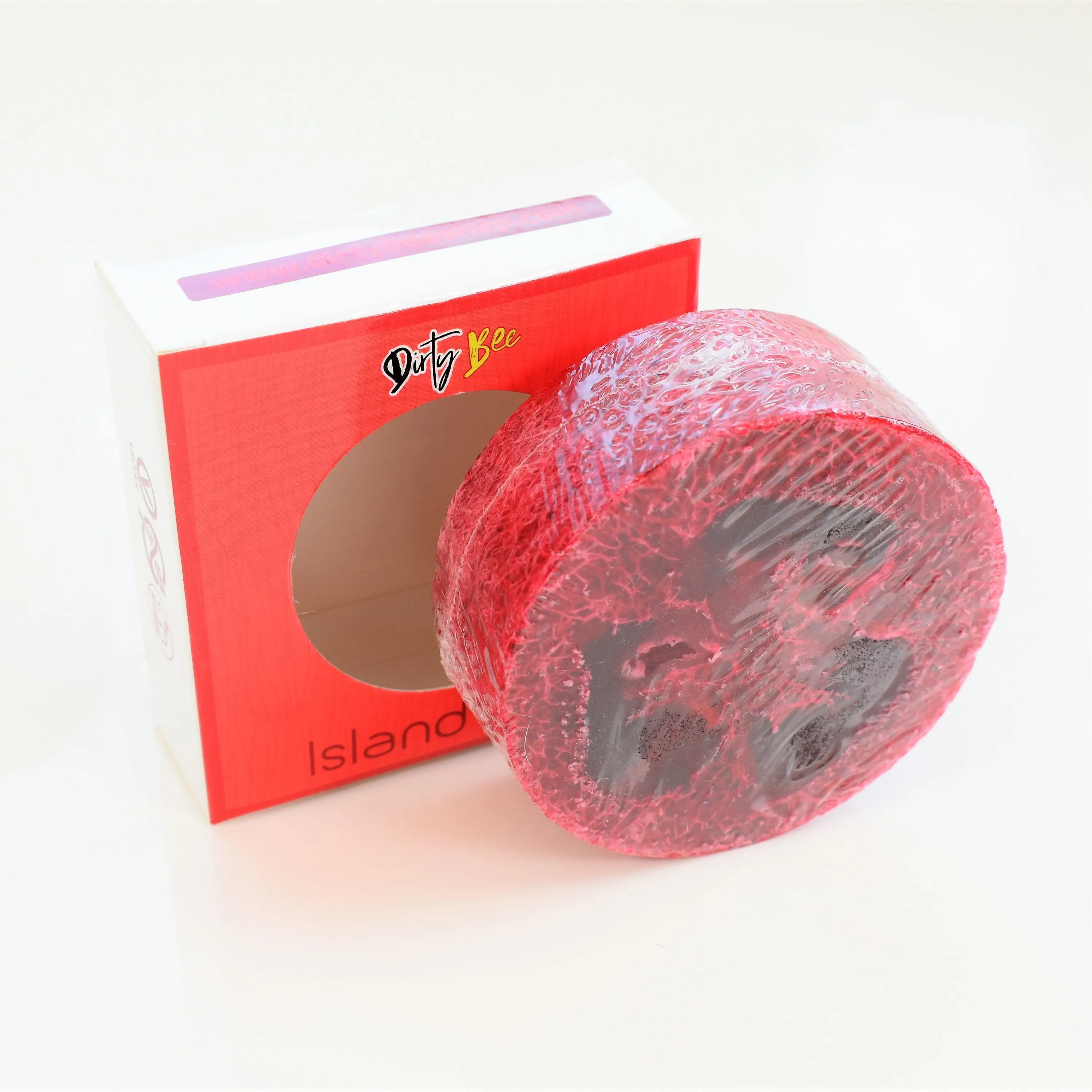 Island Pink Loofah Soap - On Hand