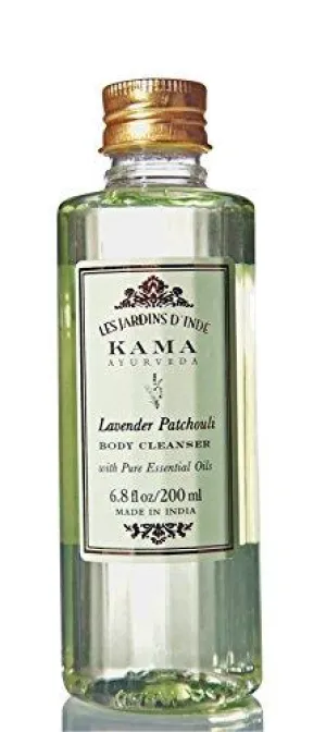 Kama Ayurveda Lavender Patchouli Body Cleanser with Pure Essential Oils of Lavender and Patchouli, 200ml