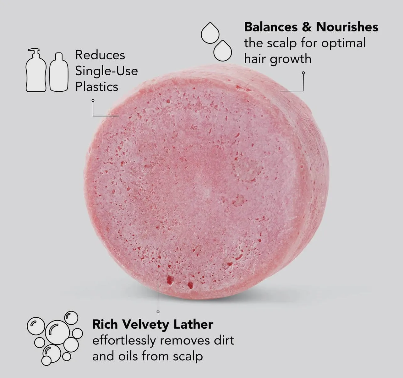 Kitsch Castor Oil Nourishing Shampoo Bar