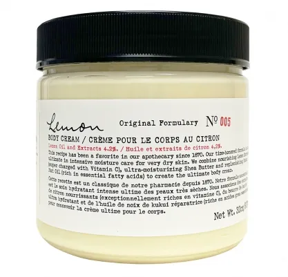 lemon body cream 8oz