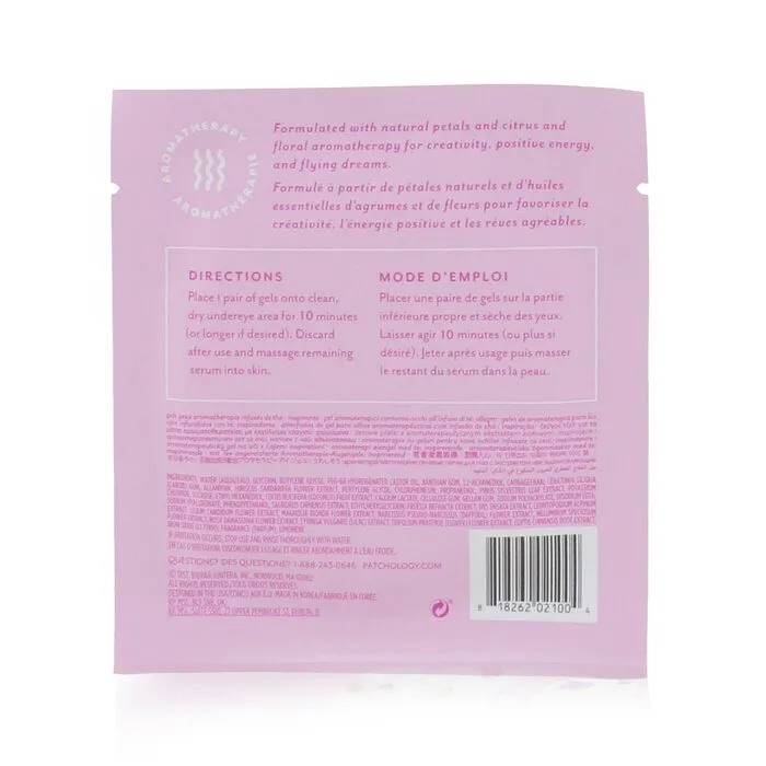 Moodpatch - Happy Place Inspiring Tea-infused Aromatherapy Eye Gels (rose hibiscus lotus Flower) - 5pairs