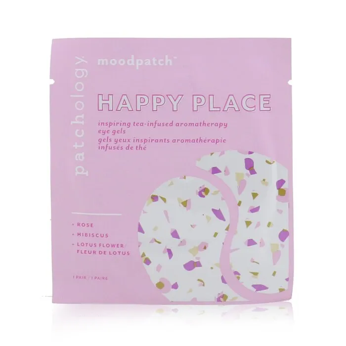 Moodpatch - Happy Place Inspiring Tea-infused Aromatherapy Eye Gels (rose hibiscus lotus Flower) - 5pairs