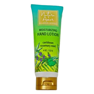 Natura Amor Moisturizing Hand Lotion Caribbean Rosemary Mint Scent