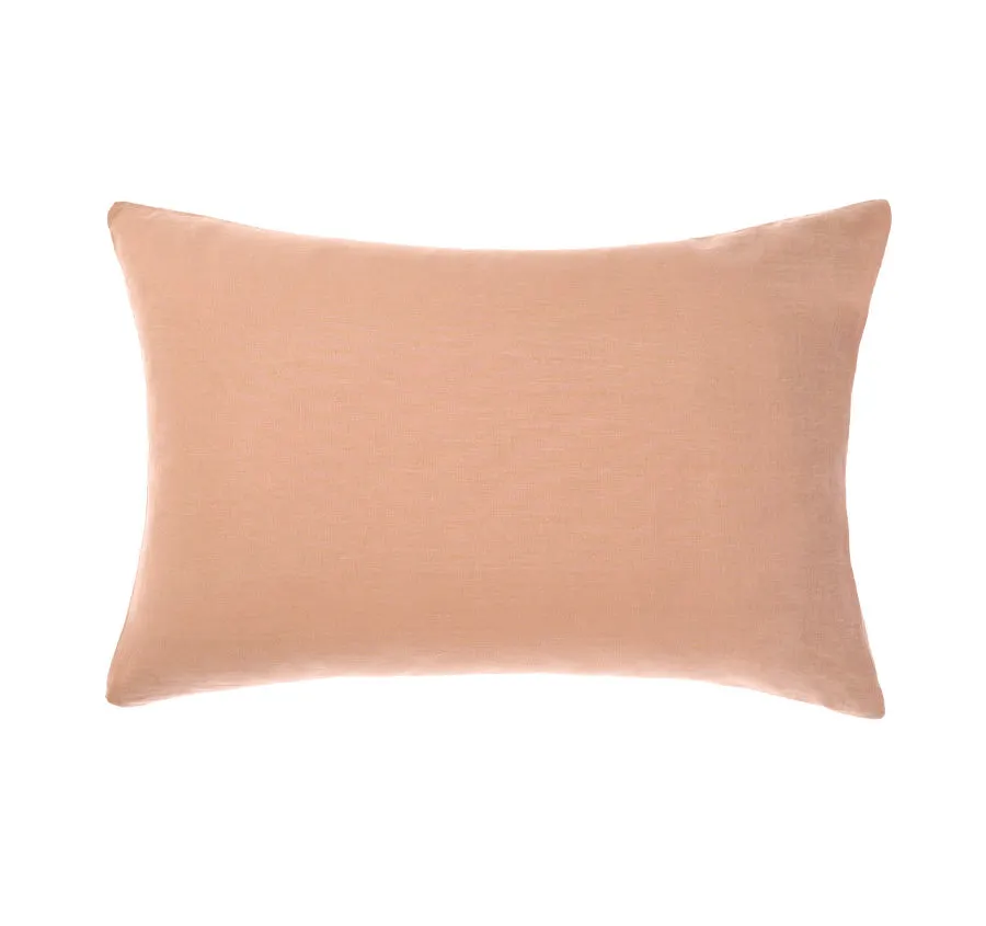 Nimes Linen Standard Pillowcase Clay