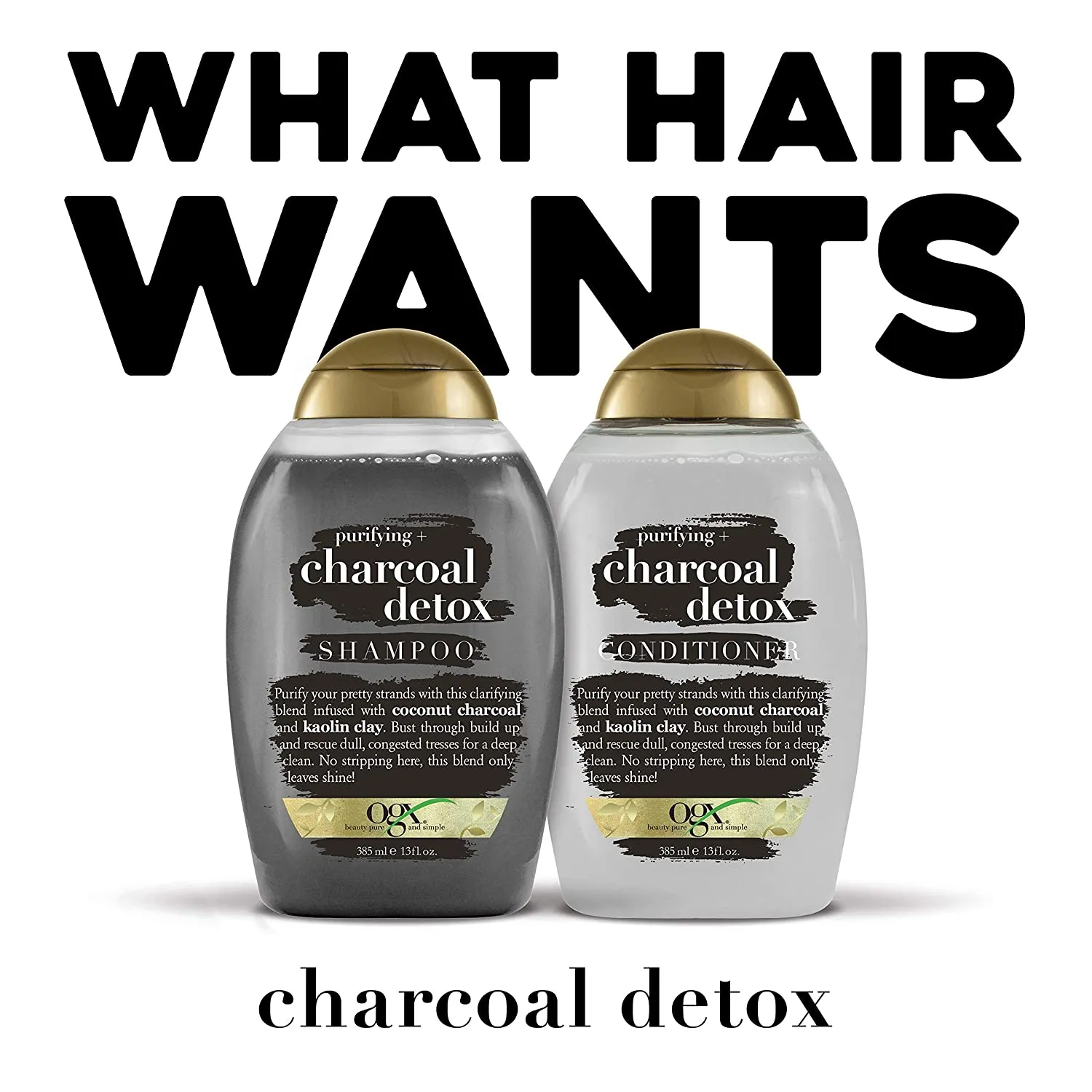 Ogx Purifying   Charcoal Detox Conditioner