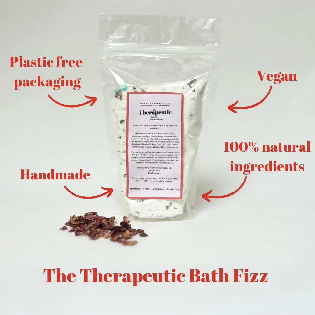 Only The Good Stuff - Bath Fizz Pouch- Natural & Plastic free