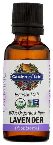 Organic Essential Oil Lavender 1 Oz By Garden of Life