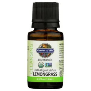 Organic Essential Oil Lemongrass 1 Oz By Garden of Life