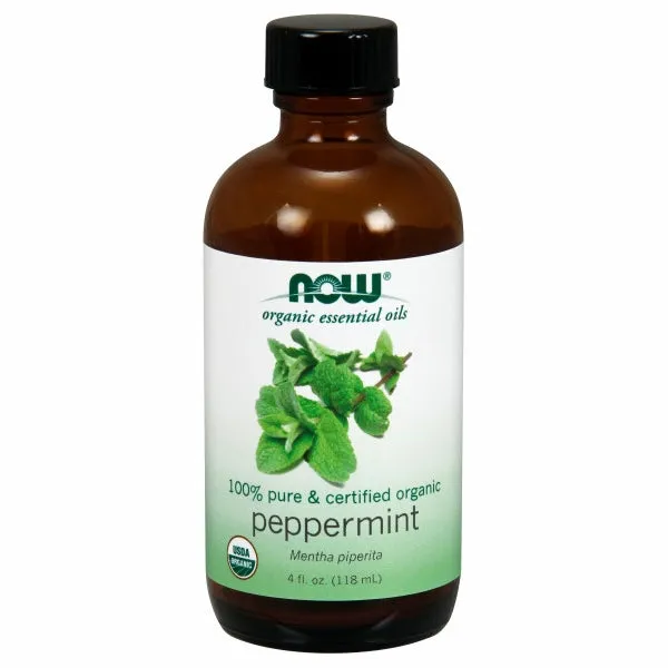 Organic Peppermint Oil 4 Oz By Now Foods