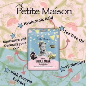 Petite Maison Facial Sheet Mask 25ml Detoxifying