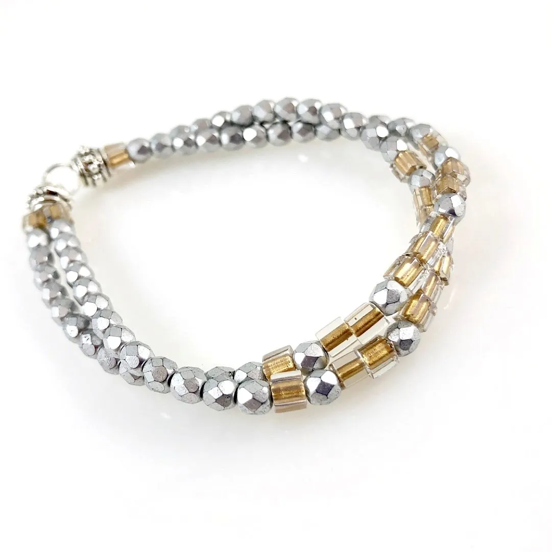 "Shimmer Bar" (Gold) Bracelet