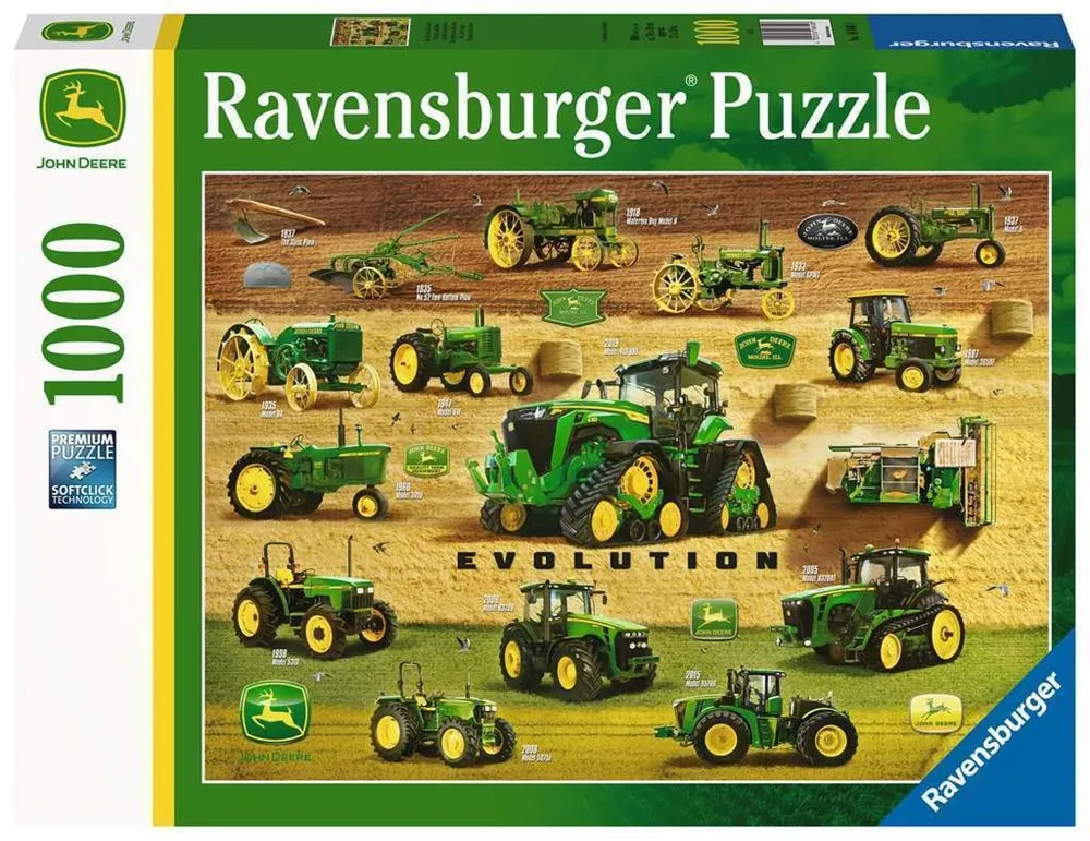 Ravensburger WT John Deere Then & Now Puzzle 1000pc