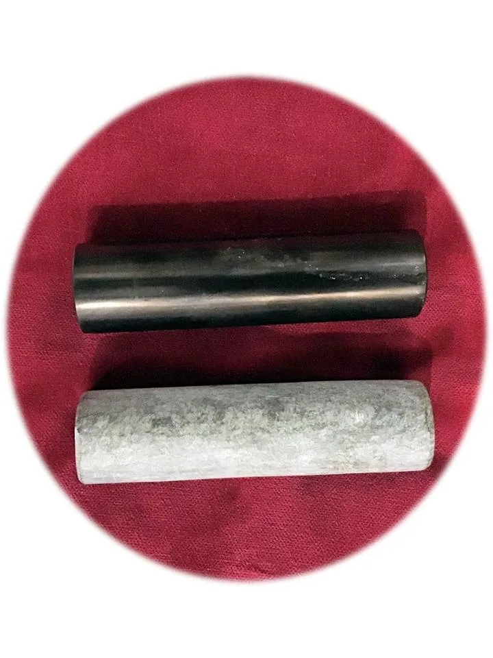 Shungite & Soapstone Pharoah Cylinders: Personal Harmonizer/Generators: 4.1/8 " long  x 1" Dia.