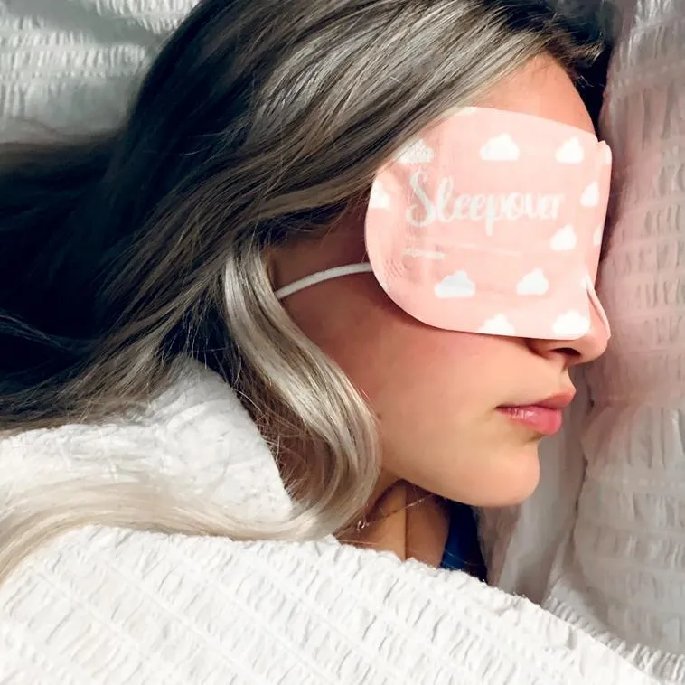 Sleepover Self-Heating Rose Scented Eye Masks - 3 Box Multipack - 15 Masks | Gentle Steam Vapor for Relaxation & Sleep