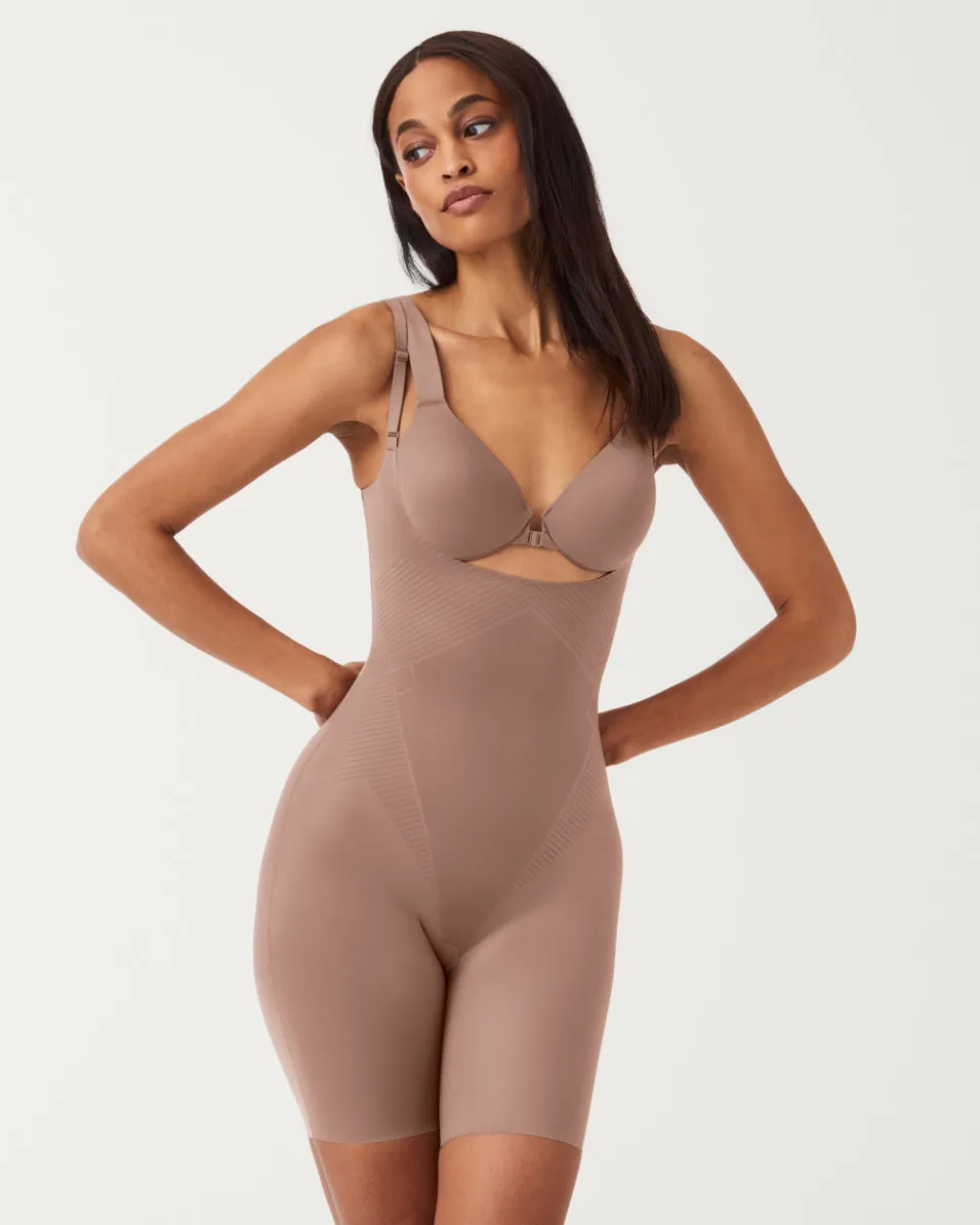 SPANXshape™ Invisible Open-Bust Mid-Thigh Bodysuit