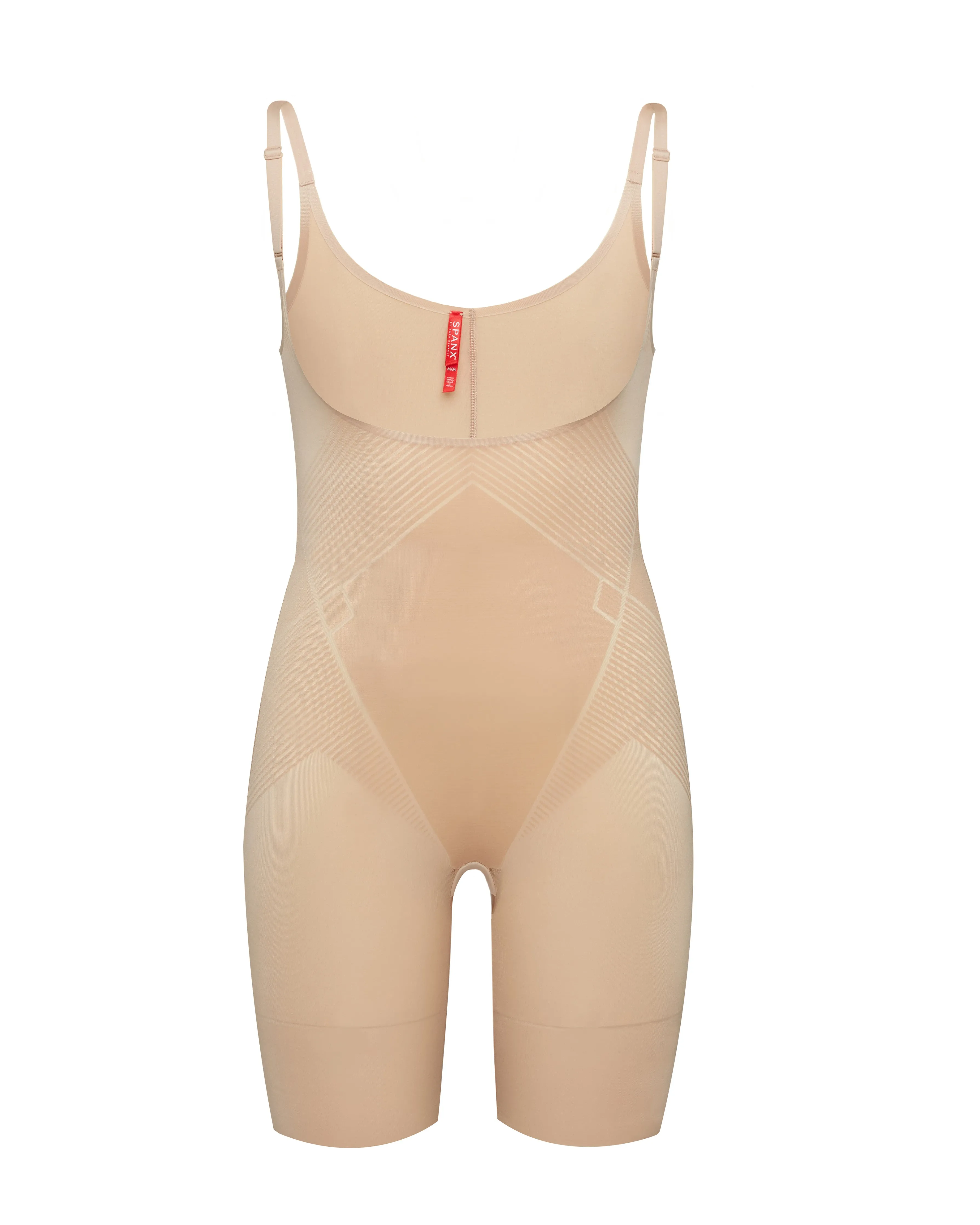 SPANXshape™ Invisible Open-Bust Mid-Thigh Bodysuit