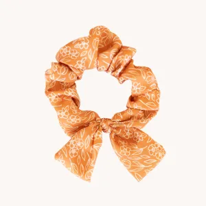 Terracotta Satin Scrunchie