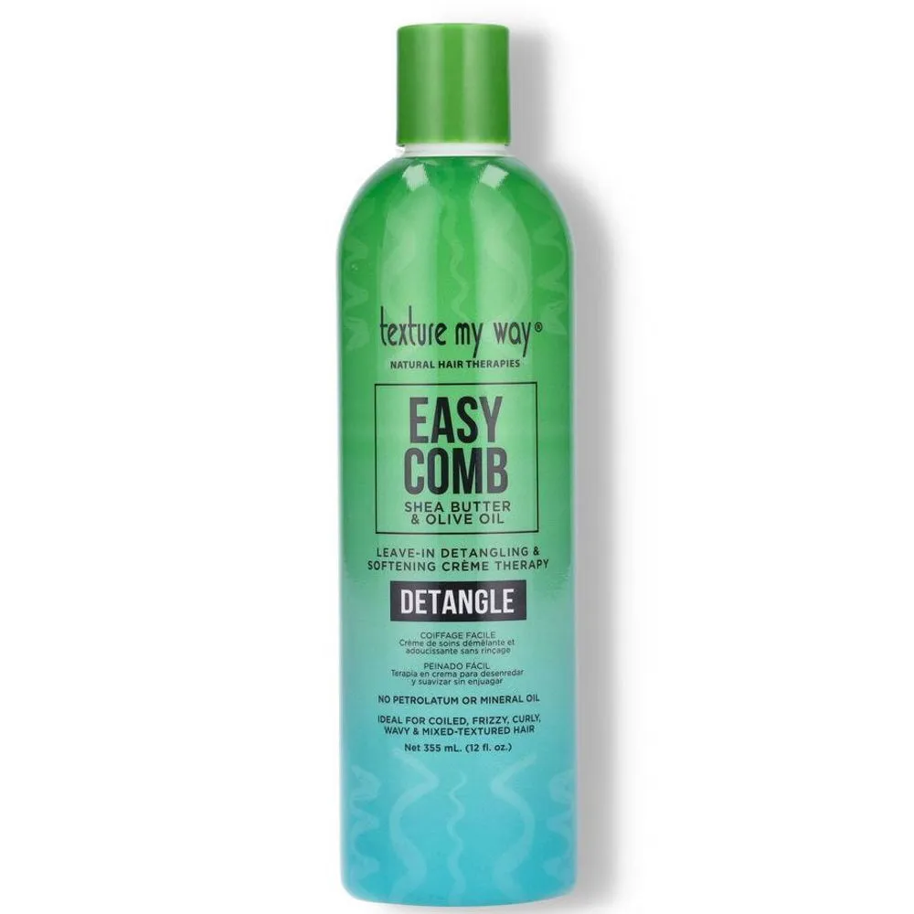 Texture My Way Easy Comb Leave-in Detangling & Softening Cream Therapy 12 oz