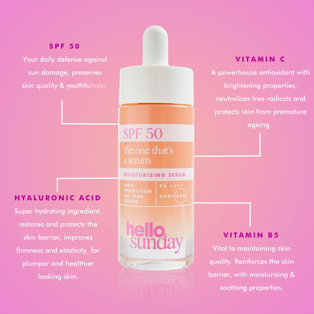 The One That's a Serum SPF 50 Hydrating and Brightening Vitamin C Serum