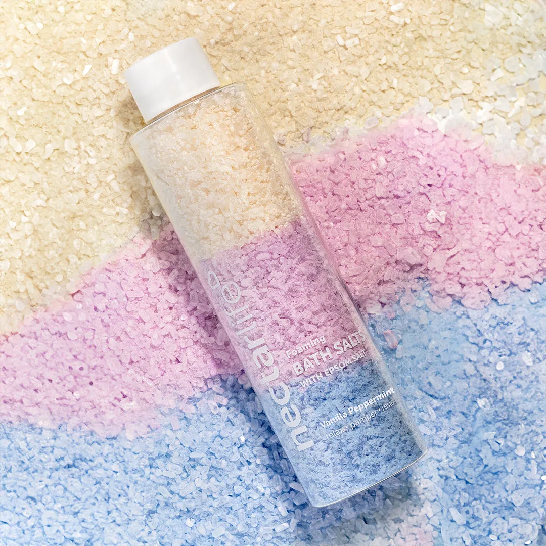 Vanilla Peppermint Foaming Bath Salts