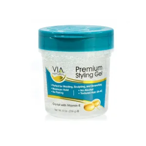 VIA NATURAL | Premium Styling Gel Crystal with Vitamin E 8oz